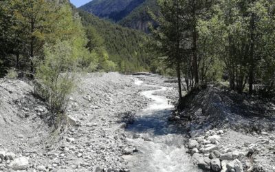 Travaux de protection contre les inondations au torrent des Acles