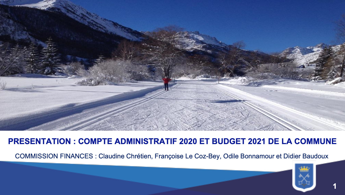 Névache - Présentation compte administratif 2020 et budget 2021