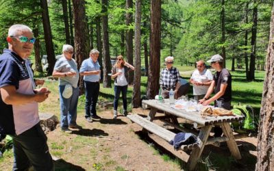 Le Parc naturel du Vercors en visite à Névache au sujet des flux touristiques