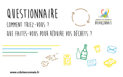 Un questionnaire pour améliorer la gestion des déchets sur le territoire