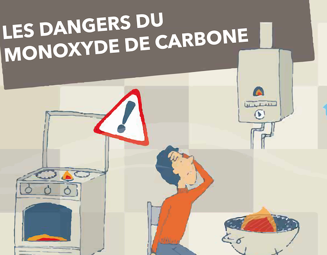 Campagne prévention du risque intoxication monoxyde de carbone.