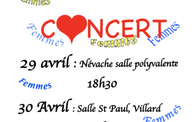 Concert : la Chorale Altitudes chante les Femmes – 29/04/2022 à 18h30