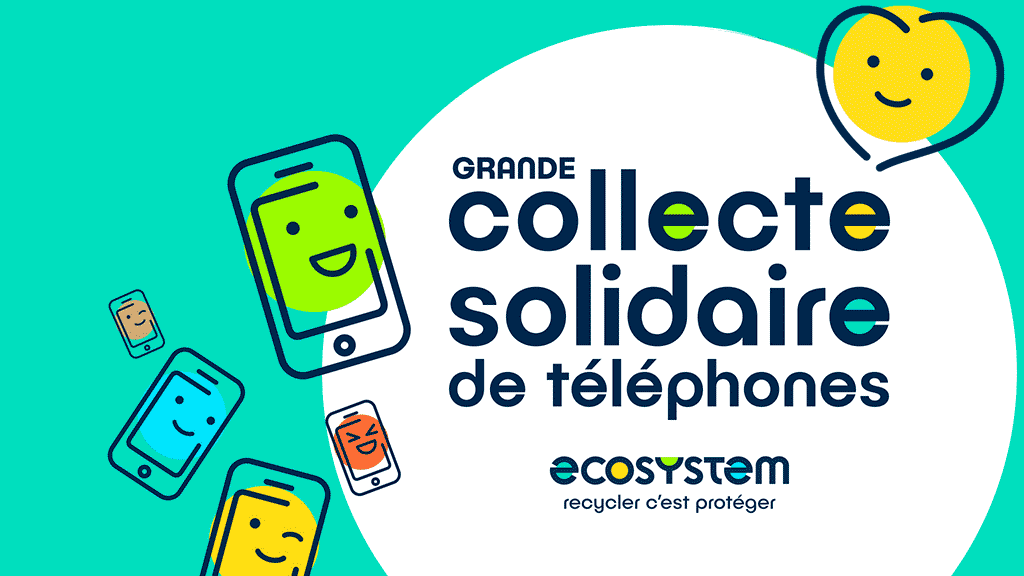 Grande collecte solidaire de téléphones en mairie