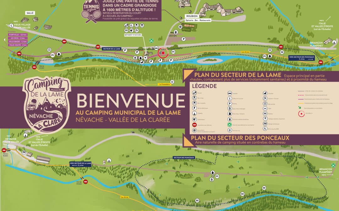 Nouveau : Réservez votre emplacement au camping de la Lame sur internet !