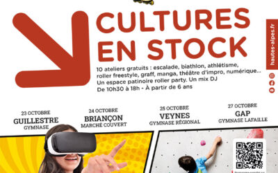 Évènement jeunesse « Culture en Stock » le 24 octobre à Briançon