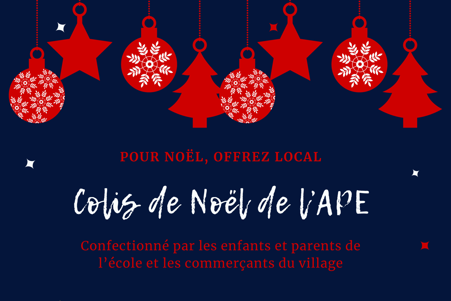 Commande colis de Noël 2023 - Mairie de Névache