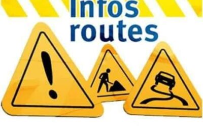 Infos route – Travaux et fermetures de la RD 301T : Accès à la Haute Vallée