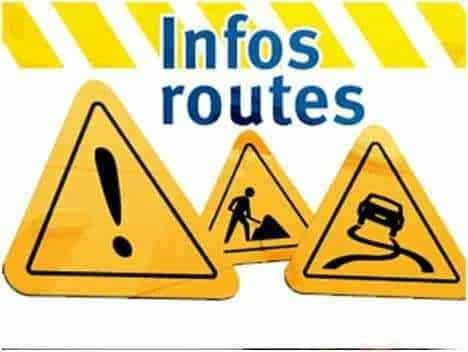 Infos route – Travaux et fermetures de la RD 301T : Accès à la Haute Vallée