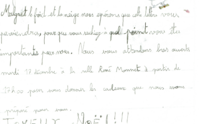 Les élèves de l’école vous invitent à la fête de Noël