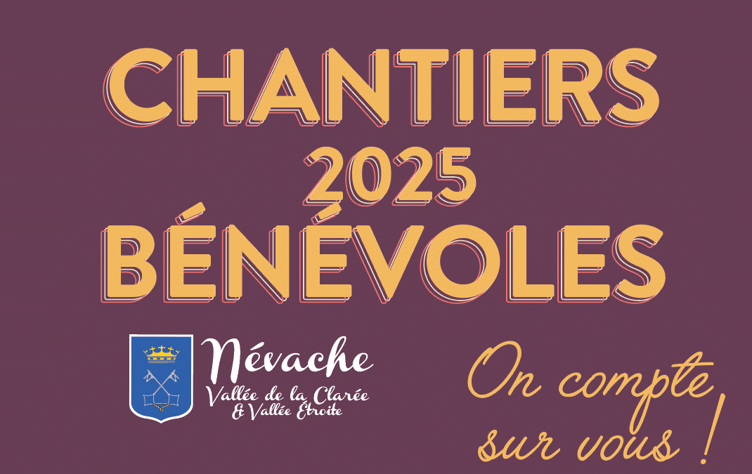 Participez aux chantiers bénévoles printemps 2025