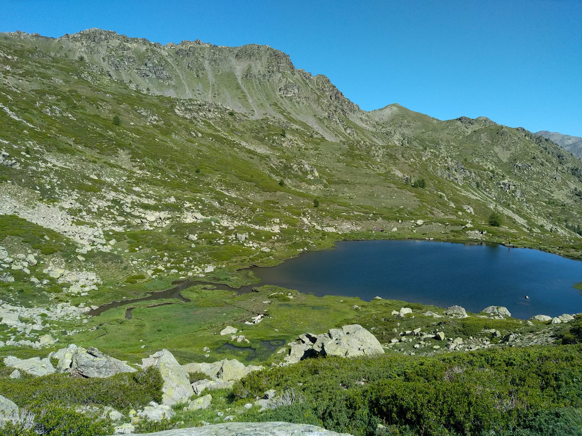 Lac Rond Lac Rond dans le vallon du Cristol