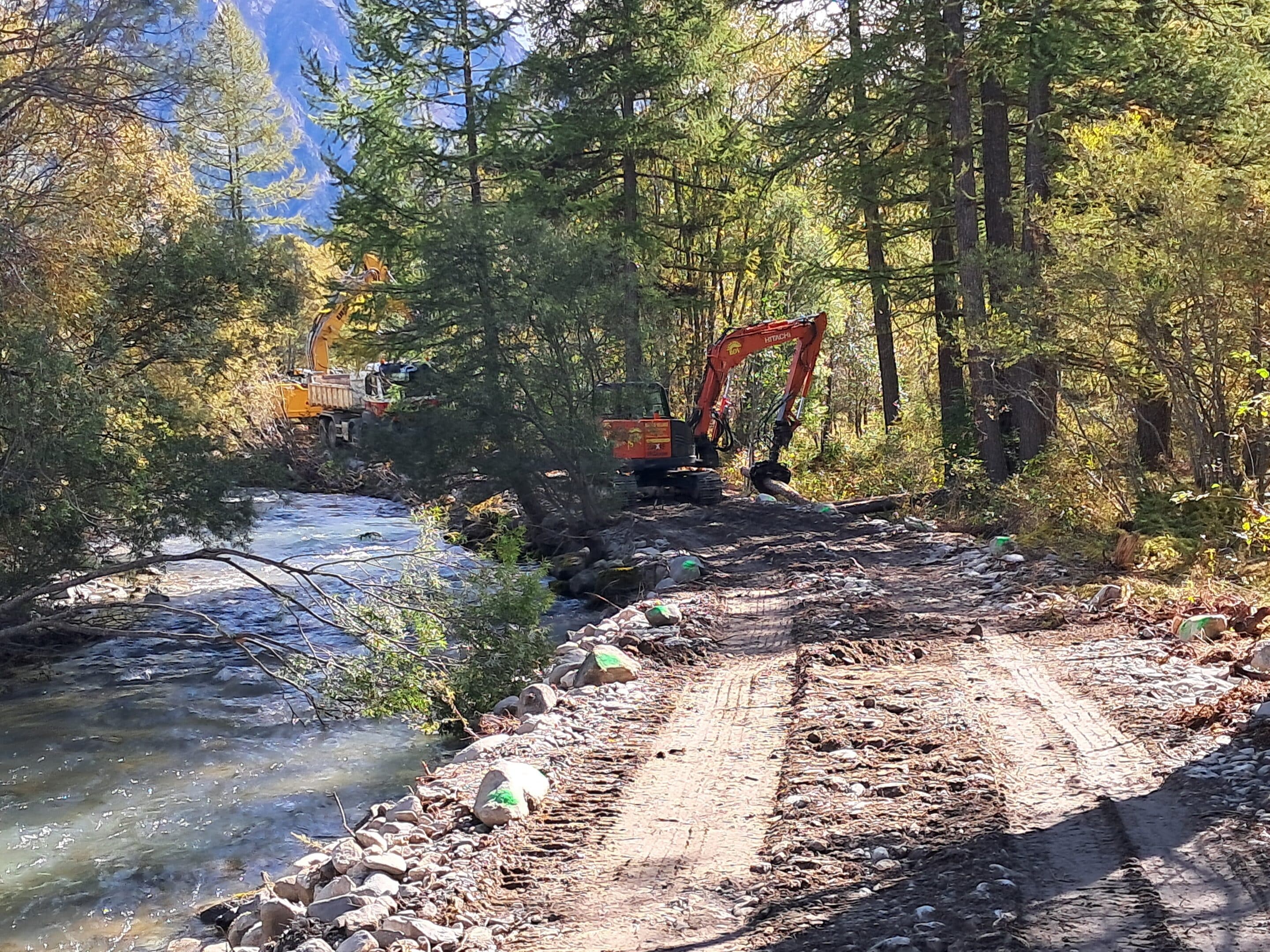 Travaux plaine alluviale