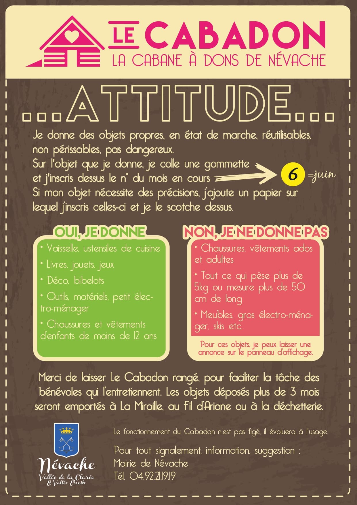 Affiche attitude Cabadon Affiche attitude Cabadon