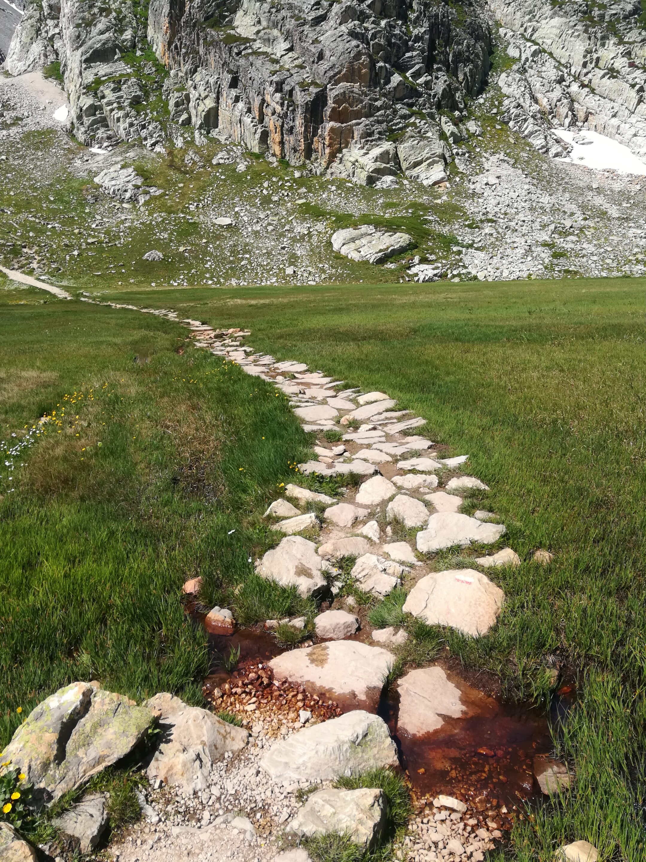 Pavage avant les travaux